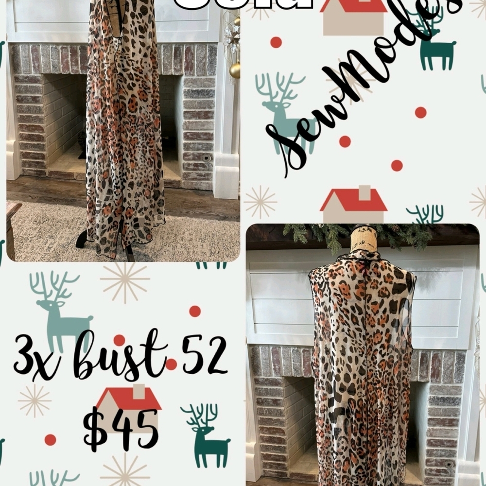 Leopard Print Women' Vest